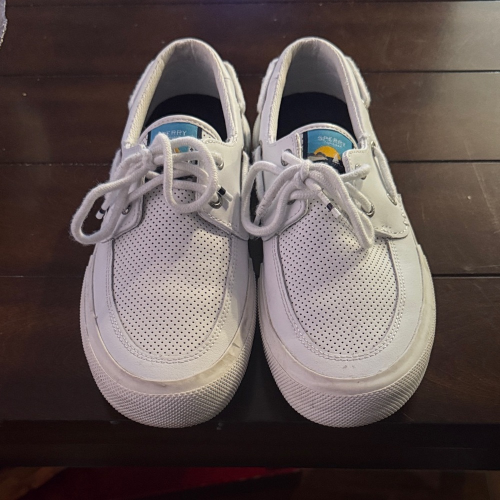 Sperry Top-Sider Perforated Sneakers with Laces - Picture 3 of 10